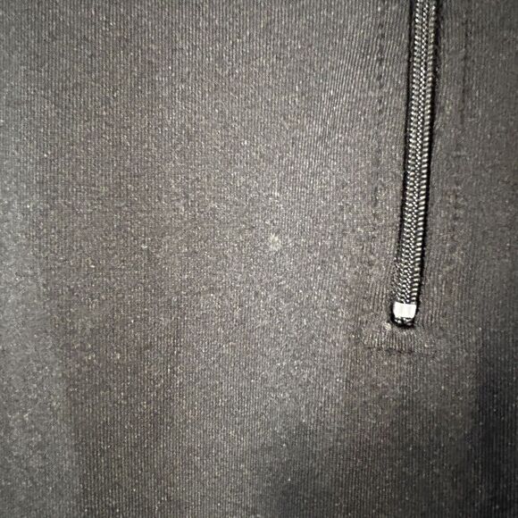 Mizuno Pullover Men's Medium Black Long Sleeve Collared Running Jacket - Picture 8 of 11